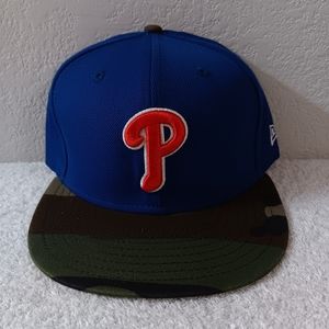 Philadelphia Phillies Camo Bill New Era MLB Baseball Hat Cap